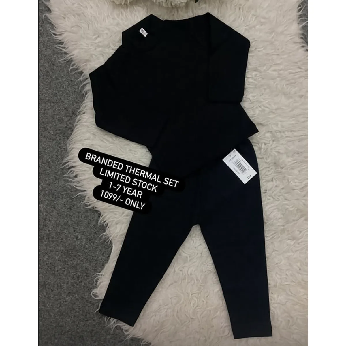 Kids Affordable Collection 2026: Kids Thermal Sets – Neutral – 1-10 Year #002