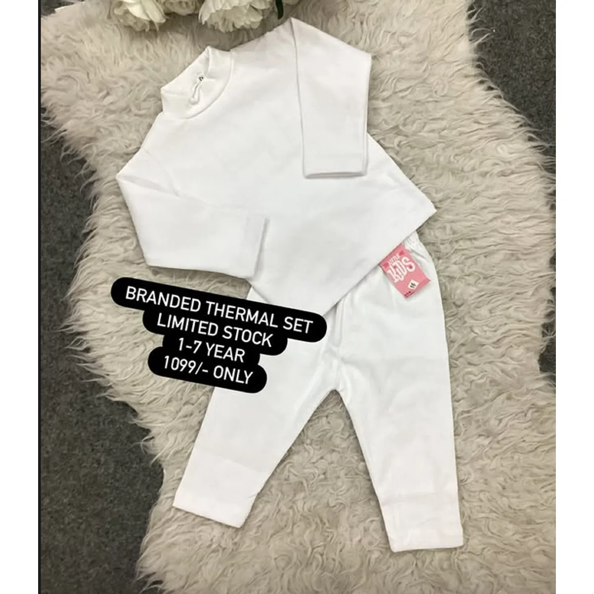 Kids Affordable Collection 2026: Kids Thermal Sets – Neutral – 1-10 Year #001