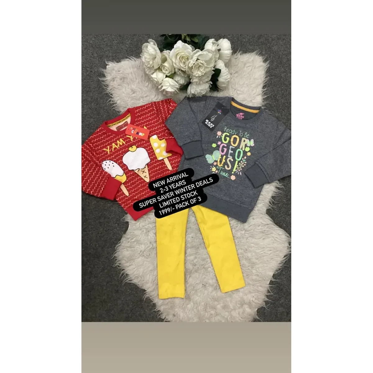 Kids Affordable Collection 2026: Kids Boys Warm Winter – Girls – 2-3 Year #021